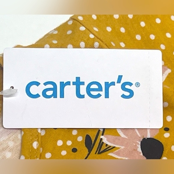 CARTER'S - Girls Baby 2-Piece Long Sleeve Top & Legging Outfit - 9-12 mo - Picture 6 of 8